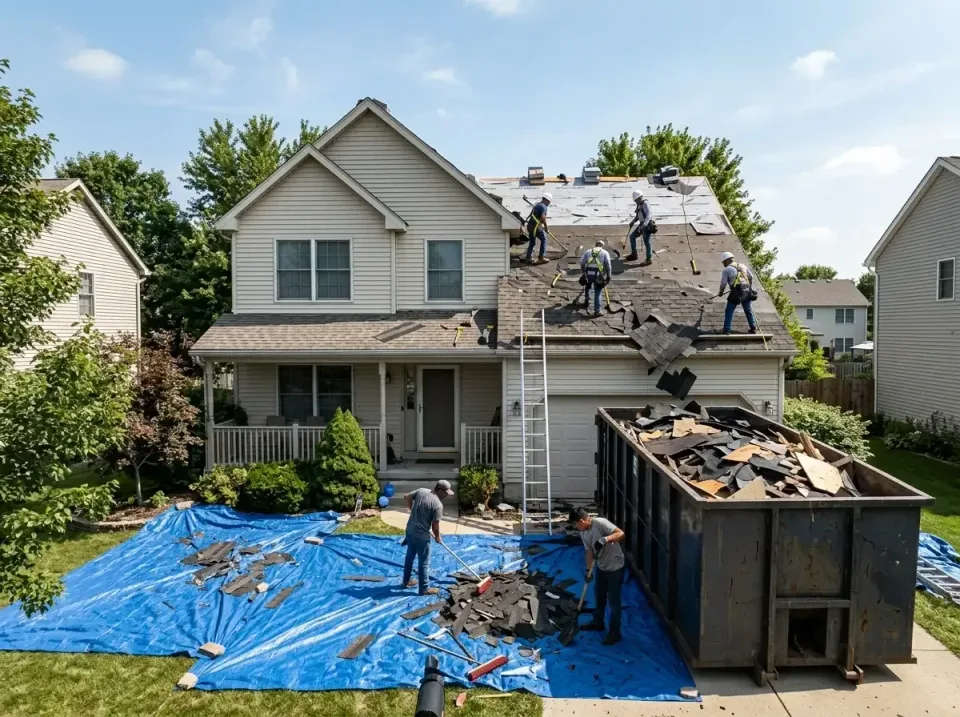 roof-replacement-debris-remova-004 — frequently asked questions, Cheapest Dumpster Rentals in Bel Air, MD